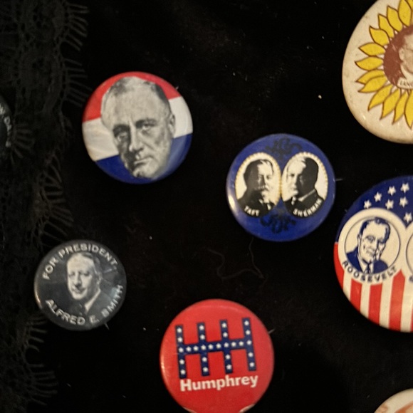 Cracker Barrel Reproduction Political Buttons lot of 17 - Picture 3 of 6